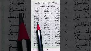 Asma-ul-husna (99 Names of Allah)