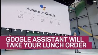 Google Assistant can take your lunch order