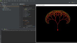 Python Turtle Tutorial: How to Draw a Tree - Step-by-Step Guide #pythonturtle #coding #pythonm