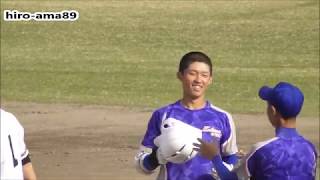 山根琉貴選手（国際学院）　【２安打３打点】