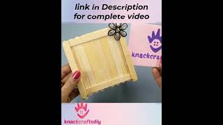 DIY Photo Frame made of Popsicle Stick – How to Make Popsicle Stick Photo Frame at Your Home