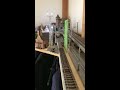 鴨居の上のレイアウト　キハ40　n scale　　model railroad　鉄道模型