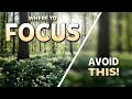 How to FOCUS in Landscape Photography - Get SHARP Photos