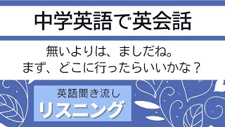 後半：  中学英語で英会話【リスニング】 使えるフレーズ  聞き流し 英会話 初級 初心者 中級 英語 日常会話 英語の基本 実践 基礎 旅行