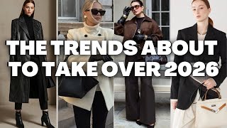 8 OVERLOOKED FASHION TRENDS SET TO DEFINE 2026!