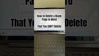 How to Delete a Blank Page in Word that You CAN’T Delete