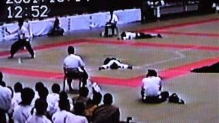 第35回全国学生躰道優勝大会(2001)団体展開競技予選・拓殖大学