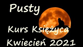 Pusty Kurs Księżyca Kwiecień 2021.