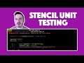 Creating Unit Tests for StencilJS Components