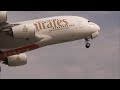 airbus a380 taxi u0026 takeoff emirates airlines a380