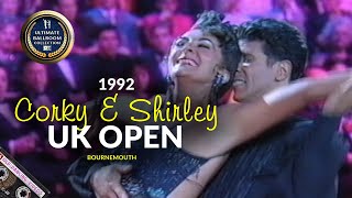 1992 Corky and Shirley Ballas at The UK Open Dance Championships