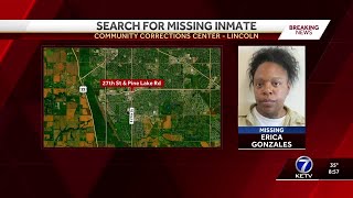 Authorities searching for missing inmate in Lincoln