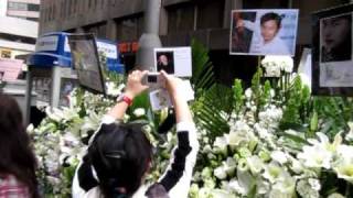 文華酒店獻花活動 張國榮七週年 Leslie Cheung 2010 - Mandarin Oriental Hotel