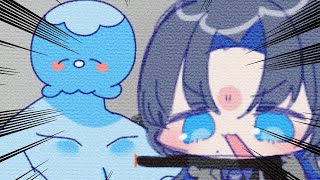 【手描き】じゃあてめぇに当てる！！！！【火威青/ホロライブ/ReGLOSS/切り抜き動画】