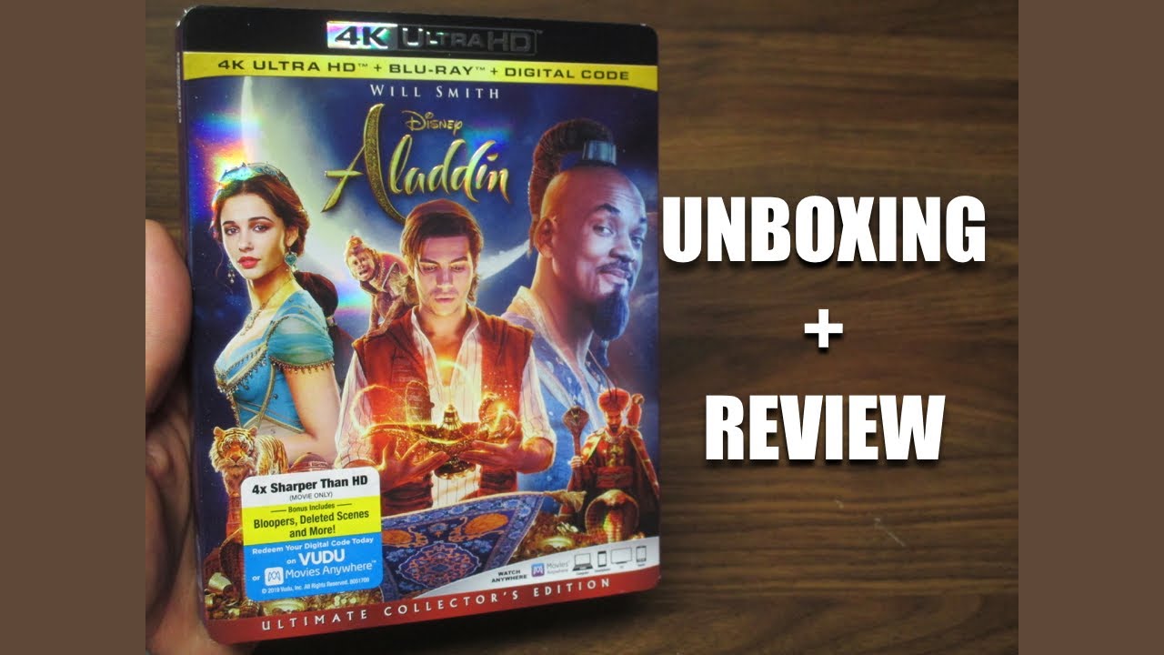 Disney Aladdin | 4K Ultra HD Blu-ray | Unboxing + Review - YouTube