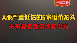 A股被严重低估的6家低价龙头公司，未来具备数倍增长潜力空间