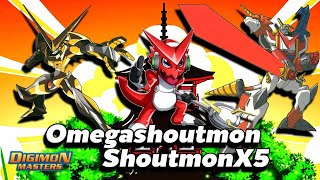 วิธีปลด Omegashoutmon \u0026 ShoutmonX2 X3 X4 X5