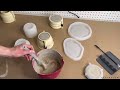 Fav New Concrete Candle Molds!  testing out Boowann Nicole