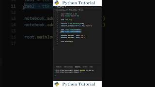 How to Create Tabs in Tkinter | Python Tutorial