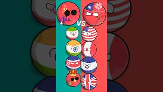 Who Will Win Soviet union or Taiwan ll #shorts  #countryballs