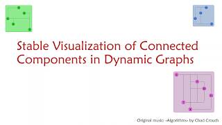 Stable Visualization of Connected Components in Dynamic Graphs