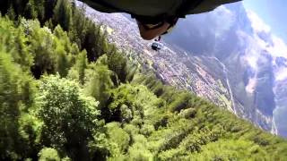 GoPro Wingsuiting In France Raw Footage