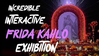 Stunning Frida Kahlo interactive exhibition! #fridakhalo #artist #mexico #interactiveart