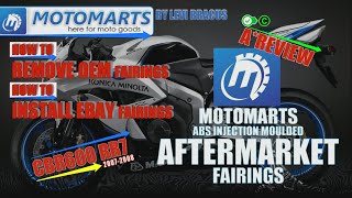 Motomarts Aftermarket Fairing Review & How To Installation On CBR600RR-7 Kit