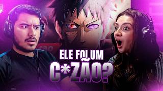 REACT EM CASAL: 7 Minutoz | Rap do Obito (Naruto) - MAIS NINGUÉM VAI SOFRER O QUE EU SOFRI