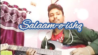 Salaam-e-ishq Guitar lead cover ||easy tabs