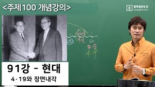 [주제100-91]-[☆☆현대-4·19와 장면내각]