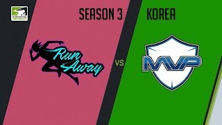 RunAway vs MVP Space (Part 1) | OWC 2018 Season 3: Korea