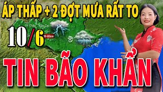 Dự báo thời tiết hôm nay mới nhất ngày 6/6 | Dự báo thời tiết 3 ngày tới#thờitiết