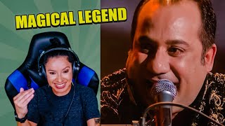 LATINA REACTS to PAKISTANI USTAD RAHAT FATEH ALI KHAN "RAAG" for the FIRST TIME
