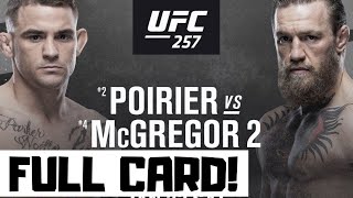 UFC 257 Predictions Poirier vs McGregor 2 Full Card Betting Breakdown