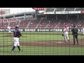 2013 03 07　オープン戦　広島東洋カープ対東京ヤクルトスワローズ　４回表