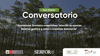 San Martín - Conversatorio: Plantaciones forestales competitivas