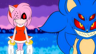 SONIC KILLED AMY & CREAM THE RABBIT & IS GOING AFTER SALLY (Scary sonic.exe videos)