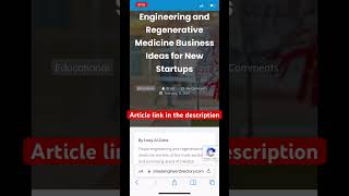 Top Regenerative Medicine Business Ideas for Startups