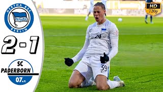 Paderborn - Hertha BSC 1-2 Highlights \u0026 All Goals 2025 HD