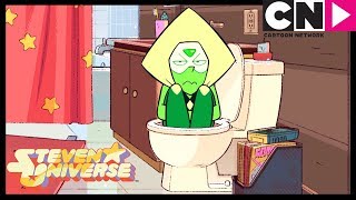Steven Universe | Peridot Tries To Flush Herself Down The Toilet | Catch & Release | Cartoon Network