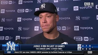 Aaron Judge on making offensive adjustments in big upcoming series vs. Tampa Bay