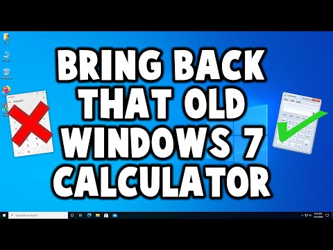 How to bring back old Windows 7 Calculator on Windows 10