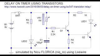 delay on using transistors