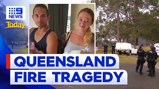 Investigation after Russell Island fire kills five children and dad | 9 News Australia