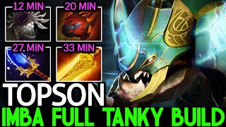 TOPSON [Primal Beast] Big Boss Mid Lane with Full Tanky Build Dota 2