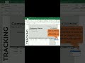 Excel invoice tracker template, Google sheets template, instant download