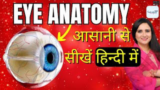 ANATOMY OF THE EYE: EXPLAINED IN HINDI!!