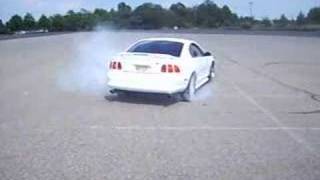 1994 Ford mustang Cobra burnout and donuts