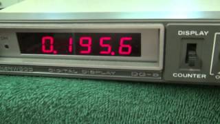 Kenwood Transceiver DG-5 Digital Display LED Demo Heathkit Audio